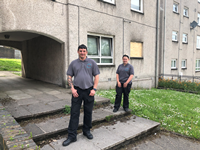 Inverclyde Council Community Wardens Neil Smith and Sophie McKee hailed as heroes